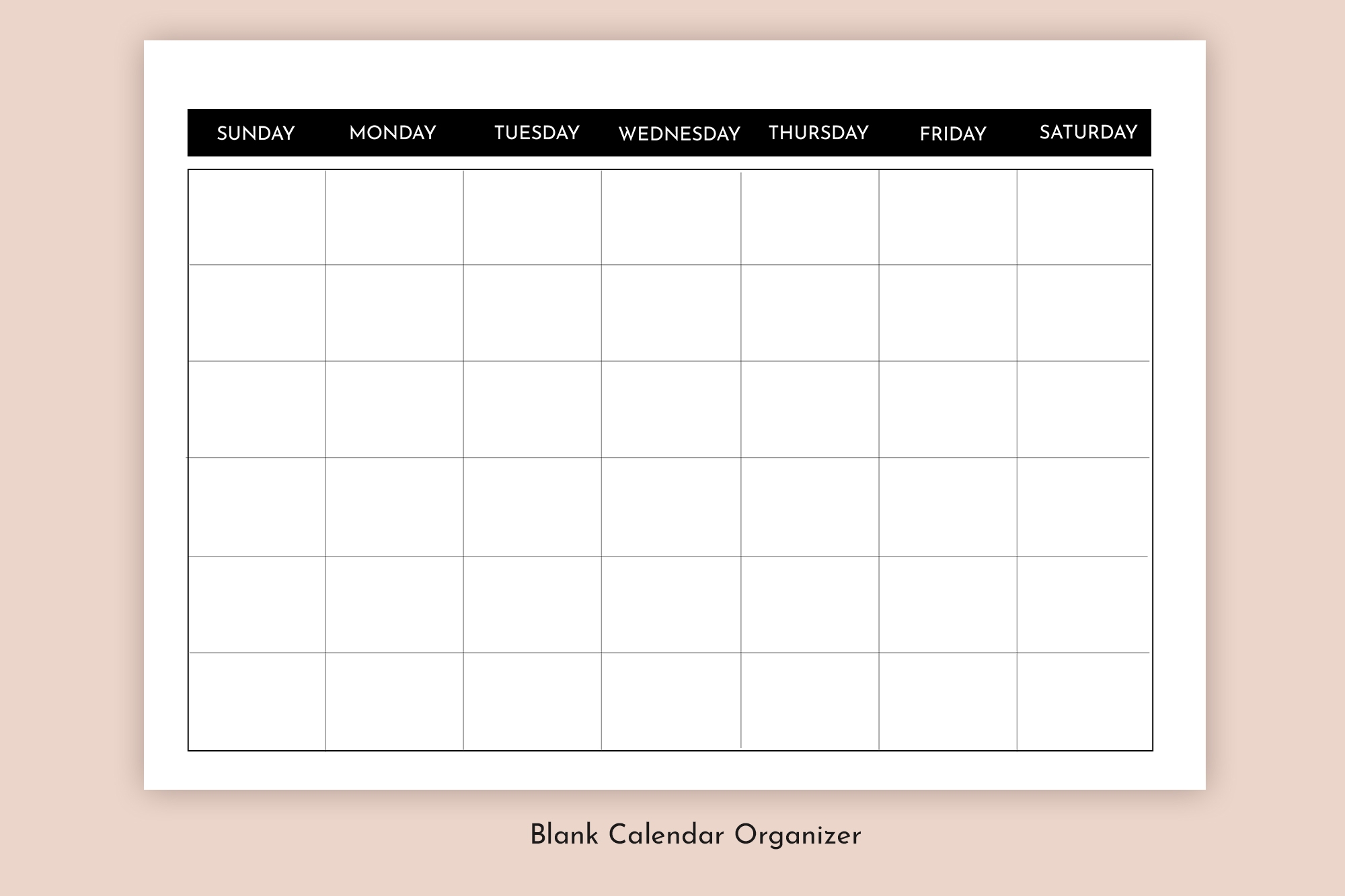 Blank Calender Template Riset Blank Calender Template Riset