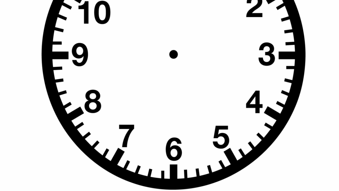 Blank Clock Printable