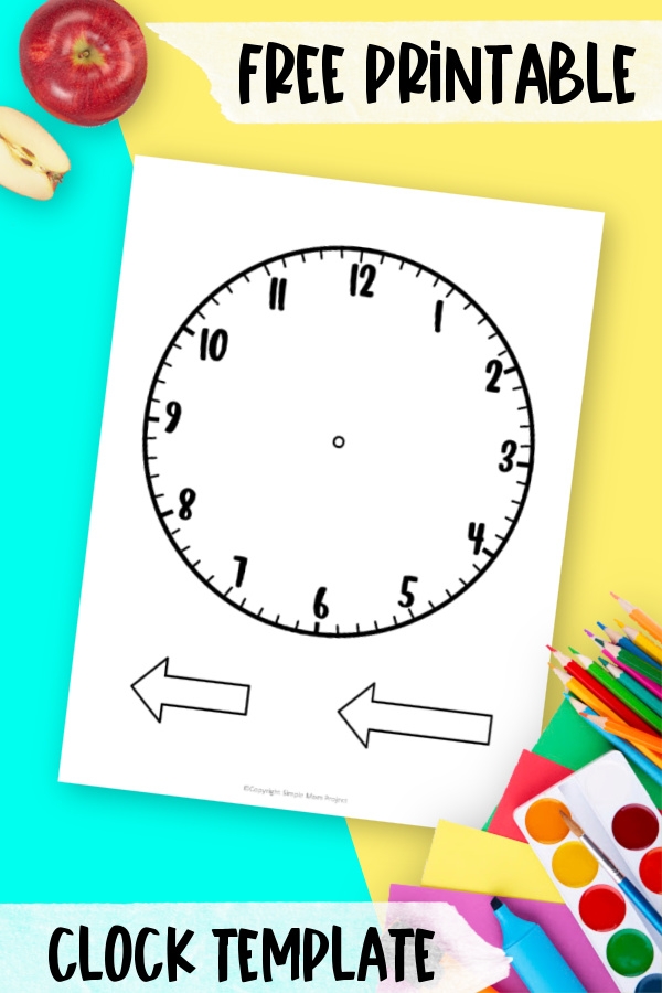 Blank Clock Template