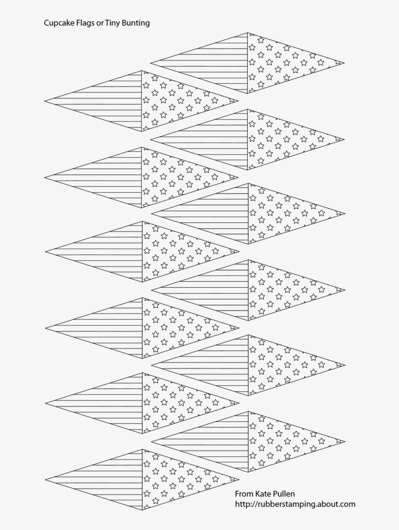 Blank Cupcake Flag Templates Printable Printable Cupcake Flags 
