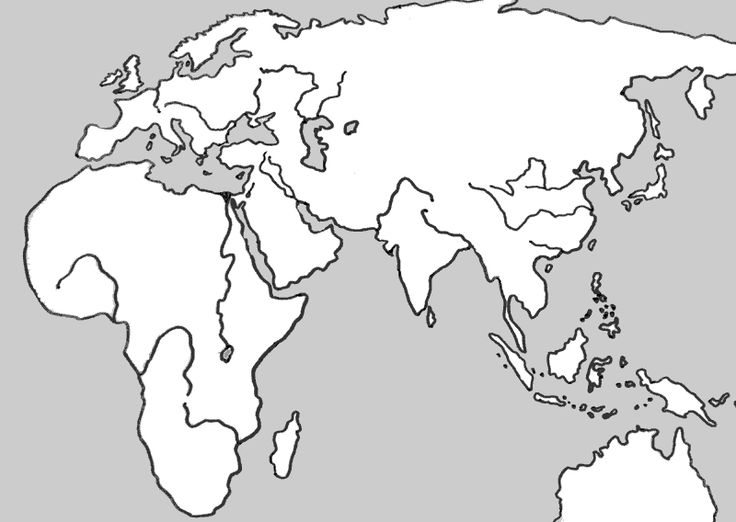 Blank Eastern Hemisphere Map Countries Blank Eastern Hemisphere Map Countries