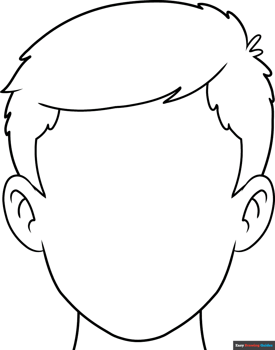 Blank Face Drawing Blank Face Drawing
