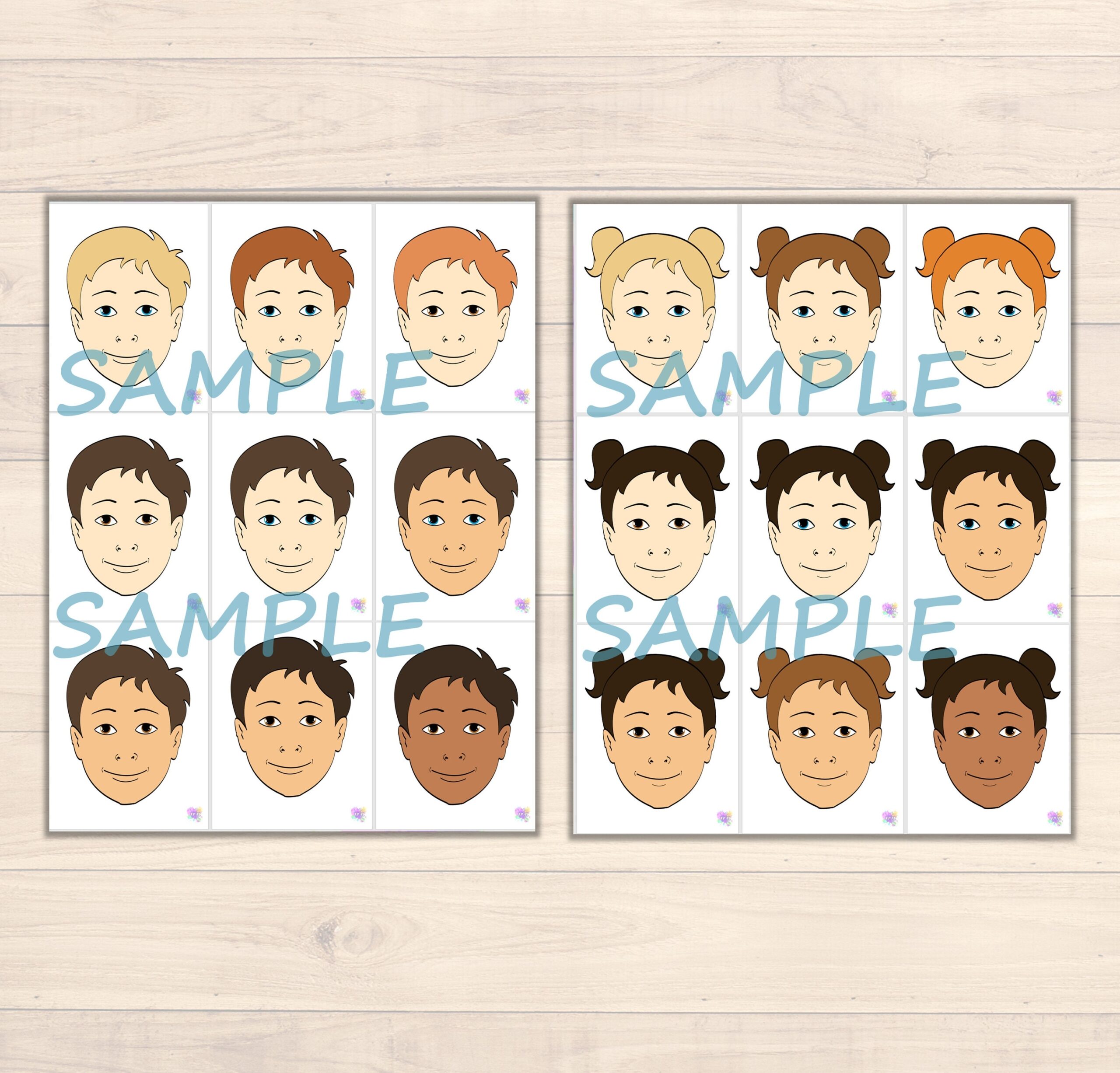 Blank Face Template For Face Painting