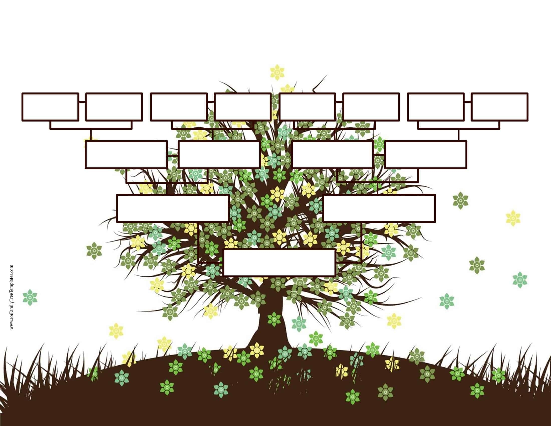 Blank Printable Build Your Own Family Tree