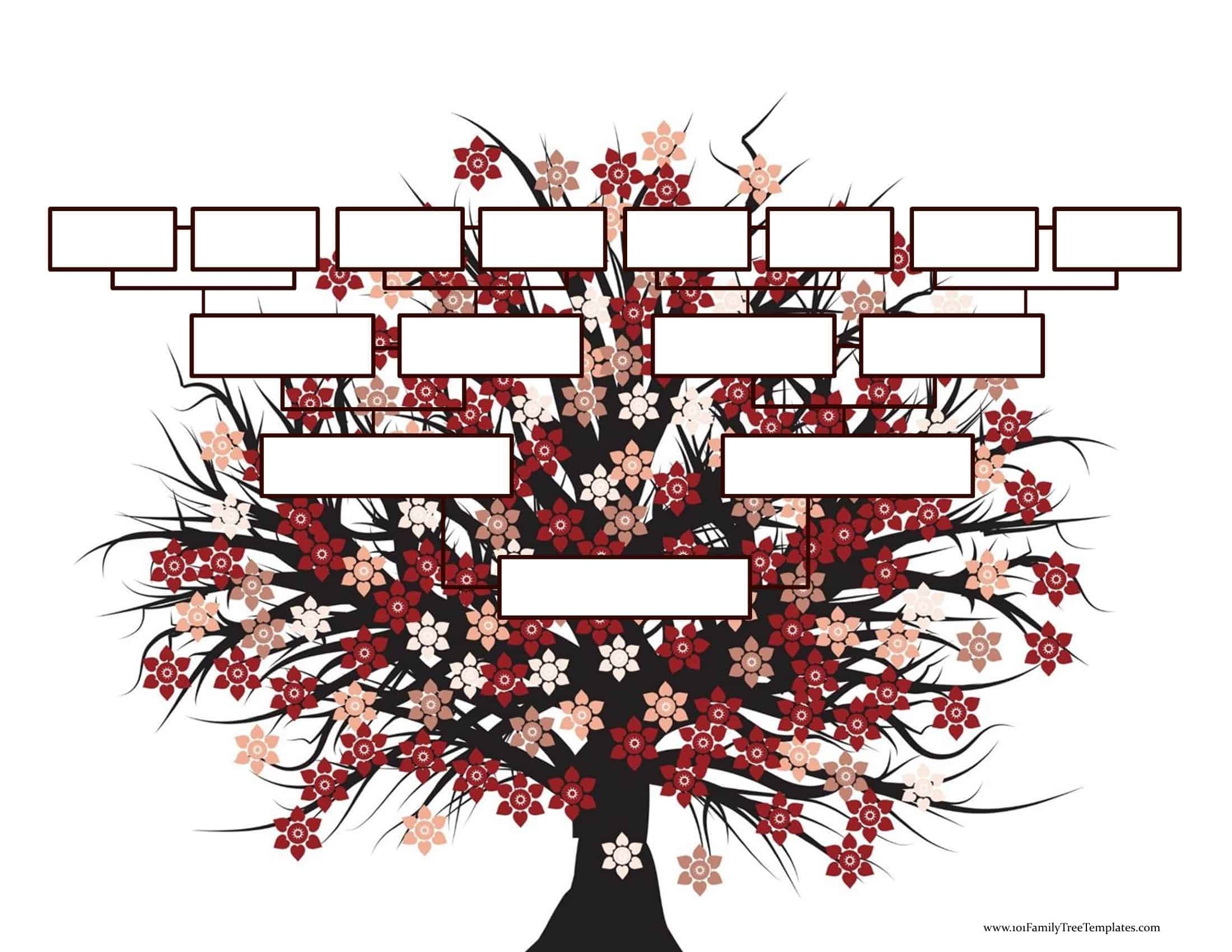 Free Blank Family Tree Template Printable