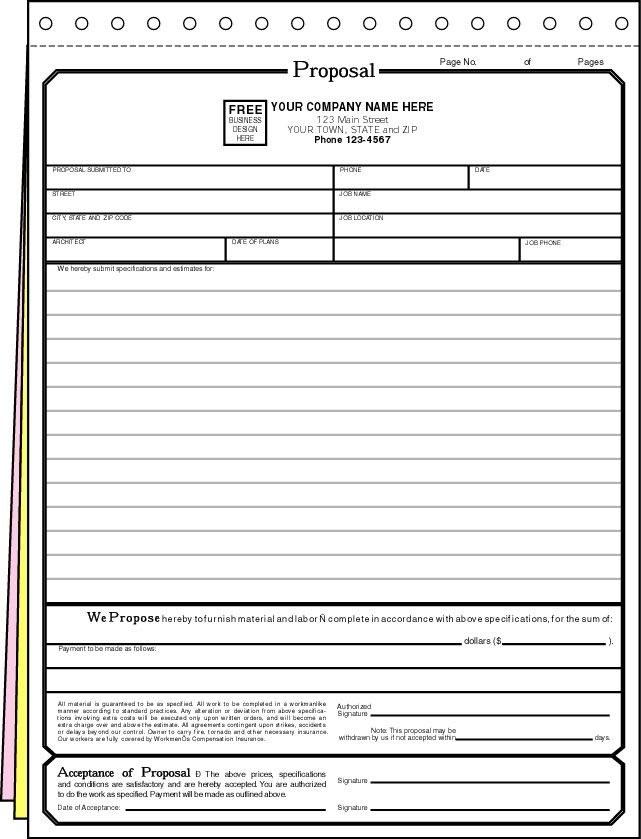 Blank Free Printable Bid Proposal Forms Printable And Enjoyable Learning Blank Free Printable Bid Proposal Forms Printable And Enjoyable Learning