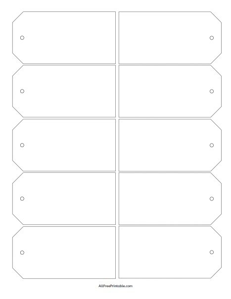 Blank Gift Tags Free Printable
