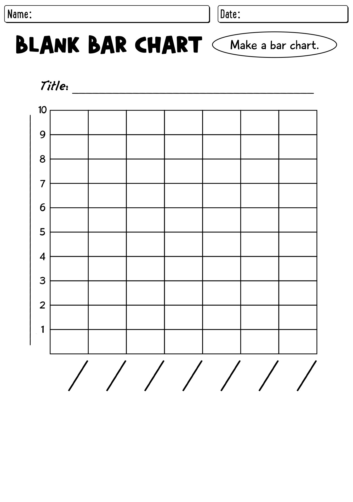 Blank Graph Worksheets Blank Graph Worksheets