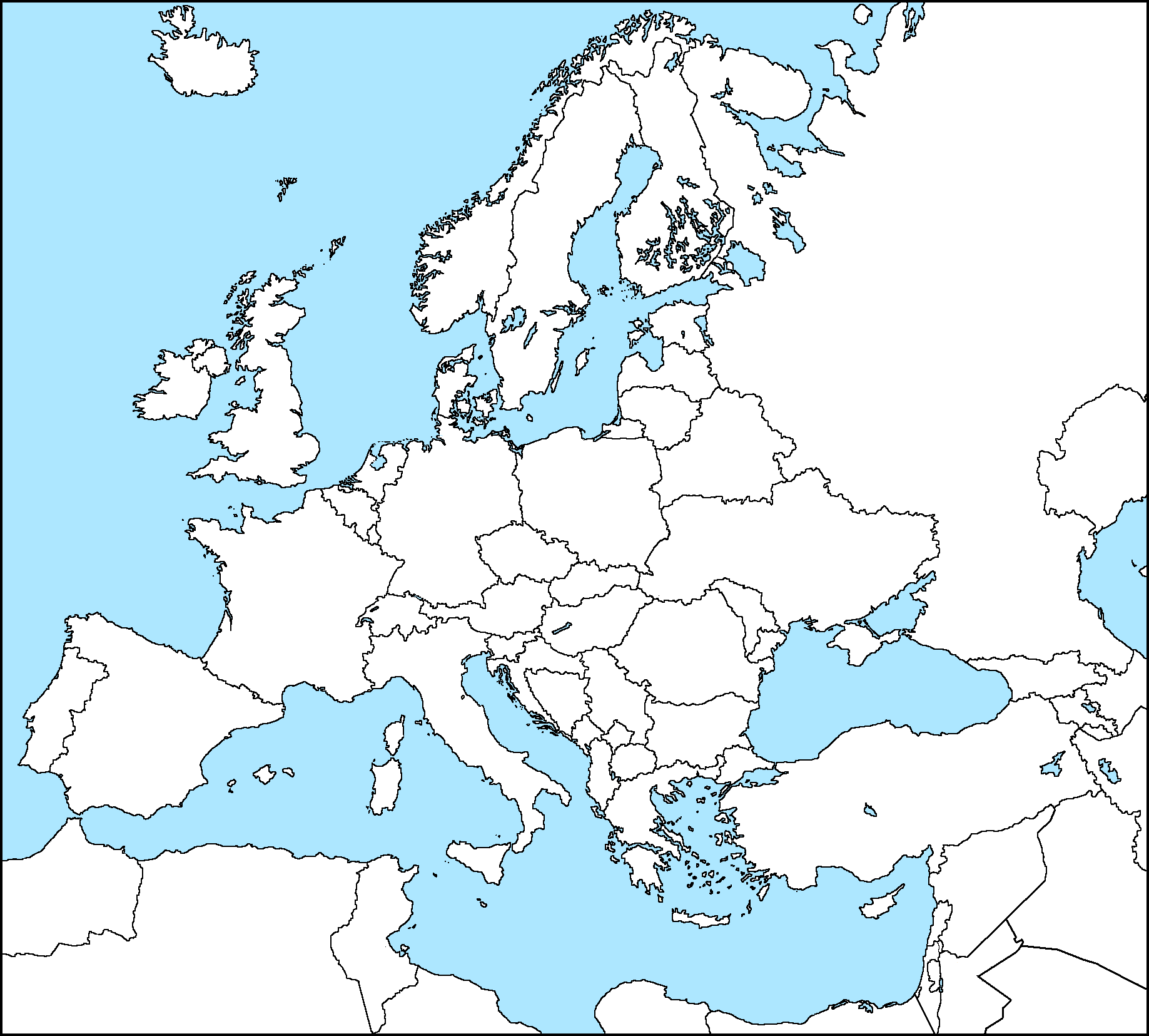 Blank Map Of Europe 2015 By XGeograd On DeviantArt Blank Map Of Europe 2015 By XGeograd On DeviantArt