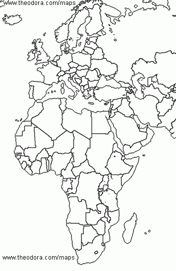 Blank Map Of Europe Africa And Middle East Blank Map Of Europe Africa And Middle East