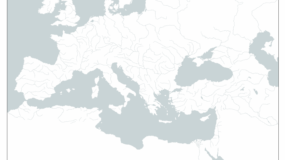 Blank Map Of Europe And North Africa rivers By Kuusinen On DeviantArt
