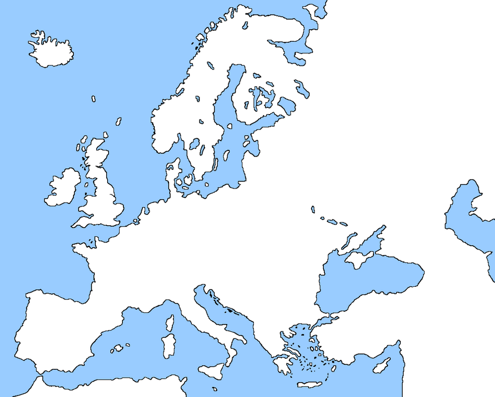 Blank Map Of Europe Without Borders By EricVonSchweetz On DeviantArt Blank Map Of Europe Without Borders By EricVonSchweetz On DeviantArt