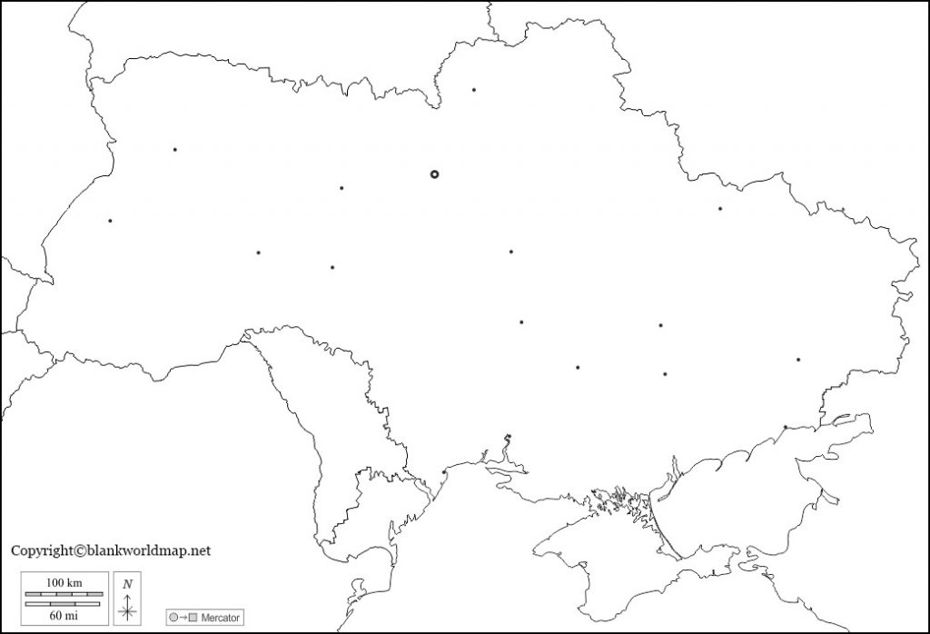 Blank Map Of Ukraine Blank World Map
