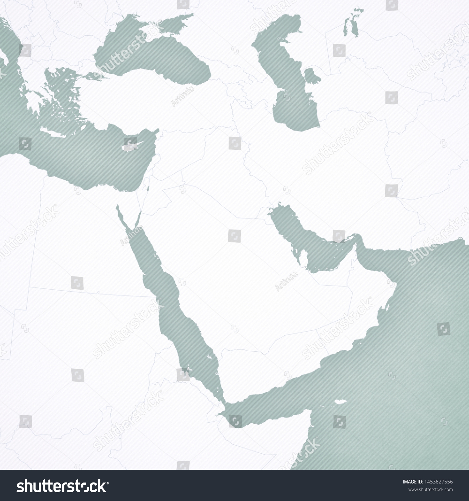 Blank Map Of West Asia Blank Map Of West Asia