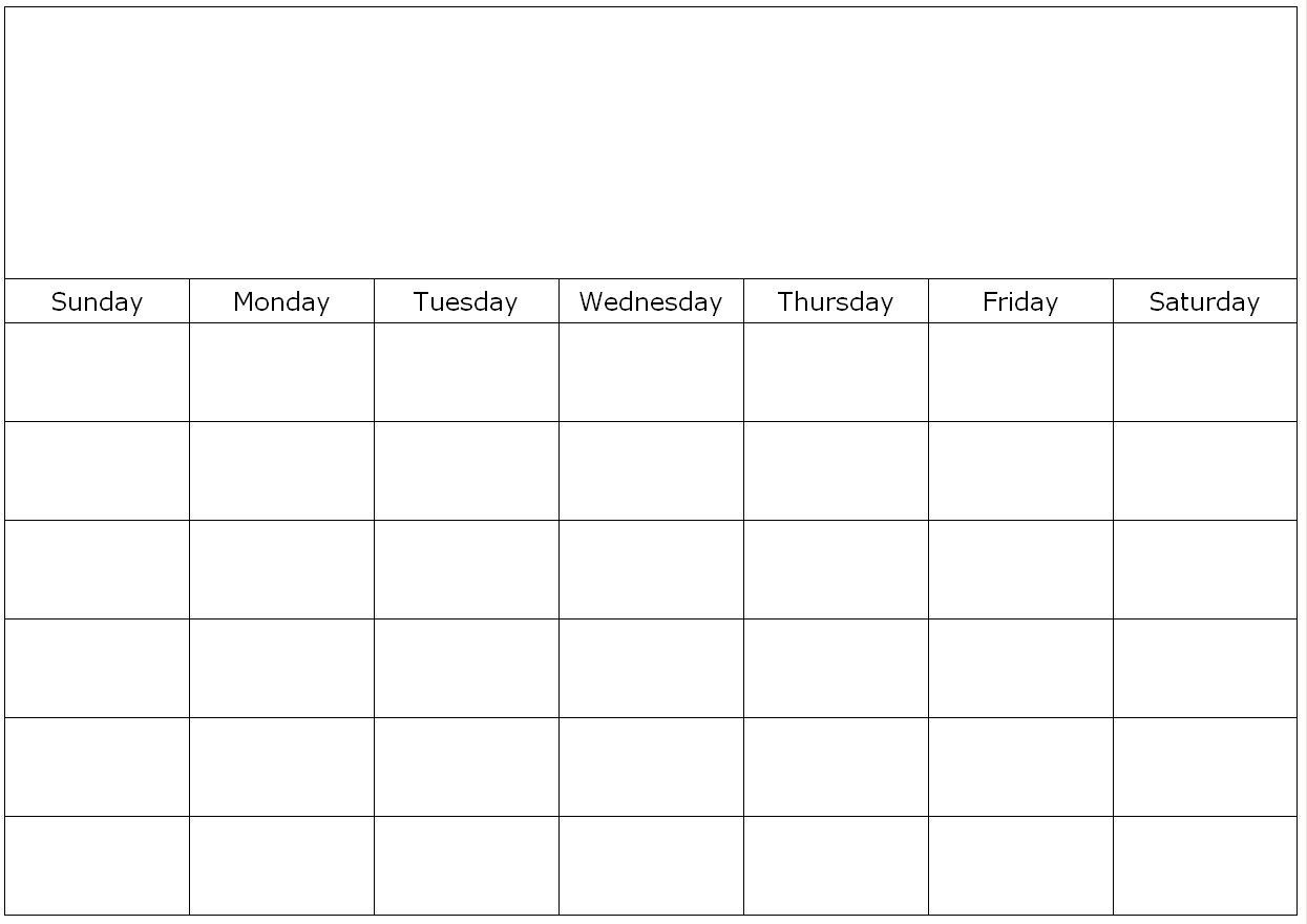 Blank Monthly Calendar Printable One Month 2024 CALENDAR PRINTABLE Blank Monthly Calendar Printable One Month 2024 CALENDAR PRINTABLE