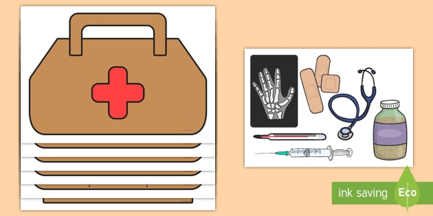 Blank Name Doctor Bag Template Printable Printable Online