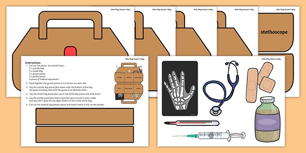 Blank Name Doctor Bag Template Printable Printable Online