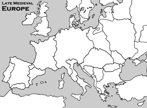 Blank Outline Map Of Late Medieval Europe Education Ambleside Online Blank Outline Map Of Late Medieval Europe Education Ambleside Online