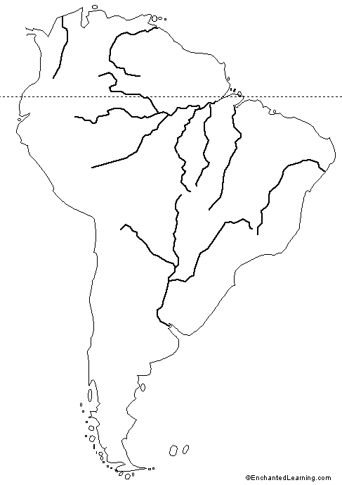 South America Physical Features Map Blank Printable South America Physical Features Map Blank Printable