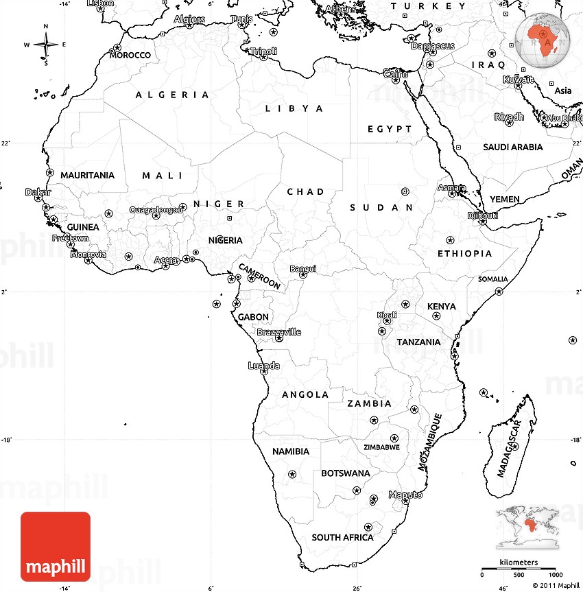 Blank Political Map Of Africa Printable Printable Maps Images Blank Political Map Of Africa Printable Printable Maps Images