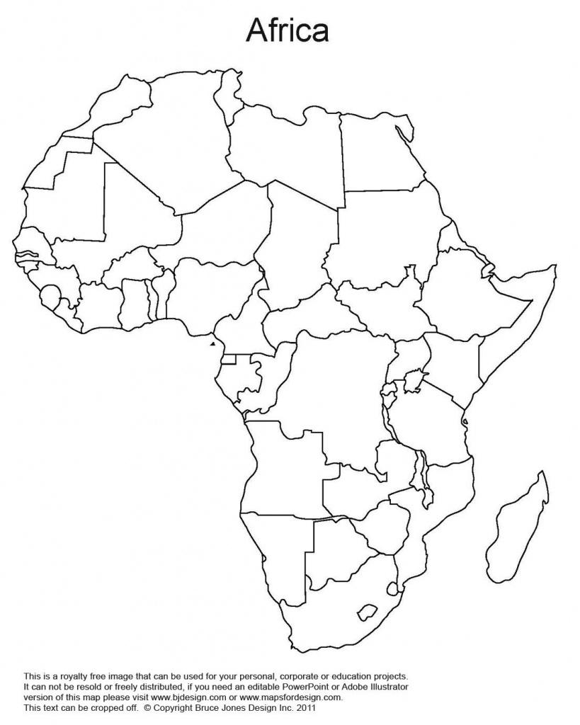 Blank Printable Africa Map Blank Printable Africa Map