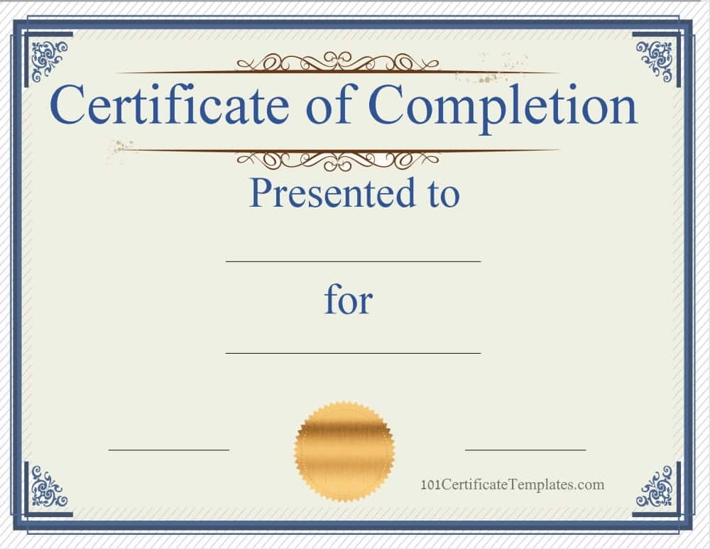 Blank Printable Certificates Blank Printable Certificates
