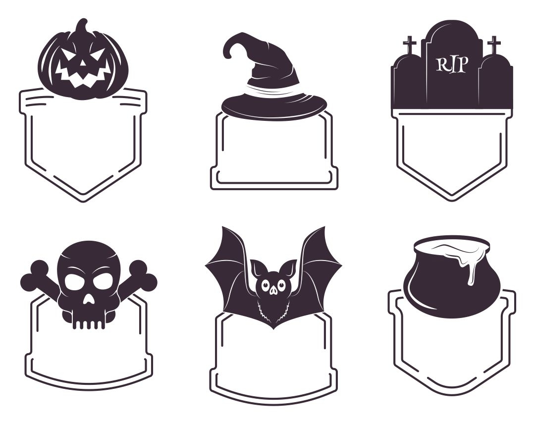 Blank Printable Halloween Labels Blank Printable Halloween Labels