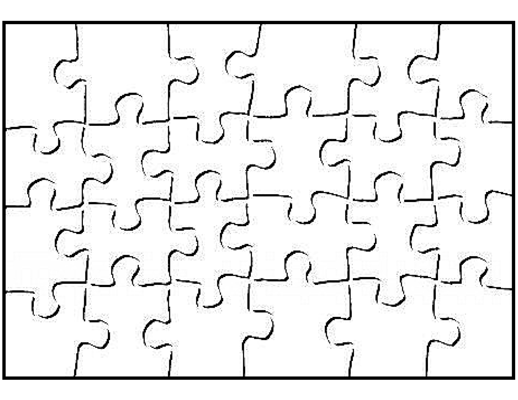 Blank Printable Jigsaw Puzzles Template Printable Templates Free Blank Printable Jigsaw Puzzles Template Printable Templates Free