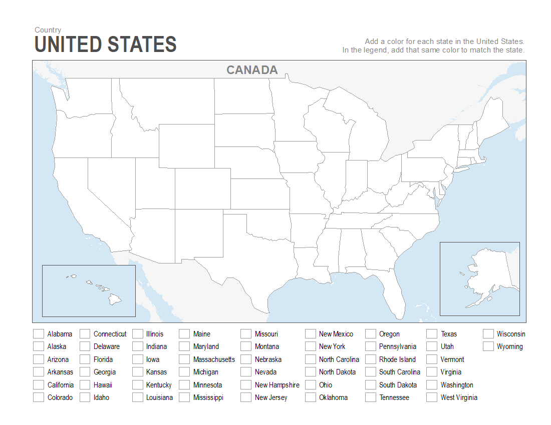 West North Central States Blank Map Printable West North Central States Blank Map Printable