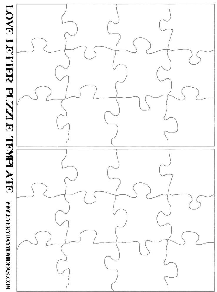 Blank Printable Puzzle
