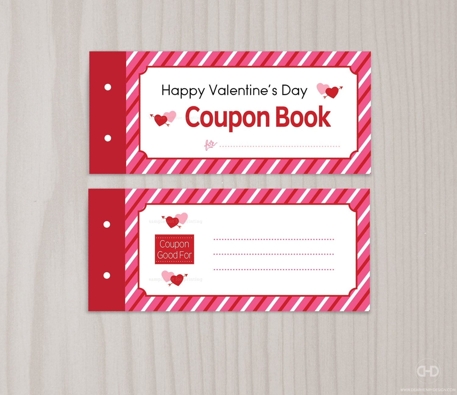Free Printable Blank Valentines Day Coupons