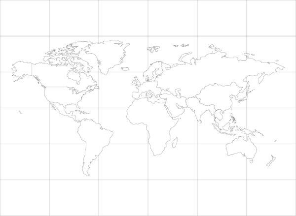 World Map Multiple Pages Blank Printable