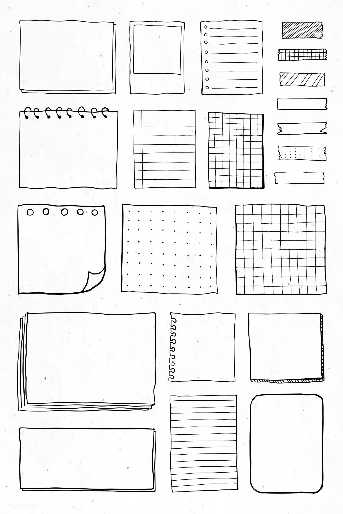Blank Reminder Paper Notes Vector Set Premium Image By Rawpixel Blank Reminder Paper Notes Vector Set Premium Image By Rawpixel