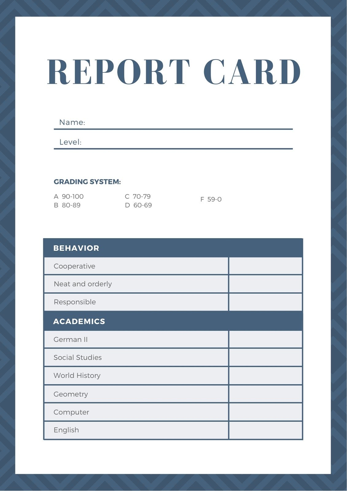 Blank Report Card Template Homeschool Vrogue co Blank Report Card Template Homeschool Vrogue co