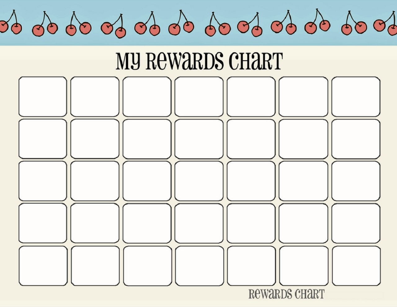 Blank Reward Chart Printable Blank Reward Chart Printable