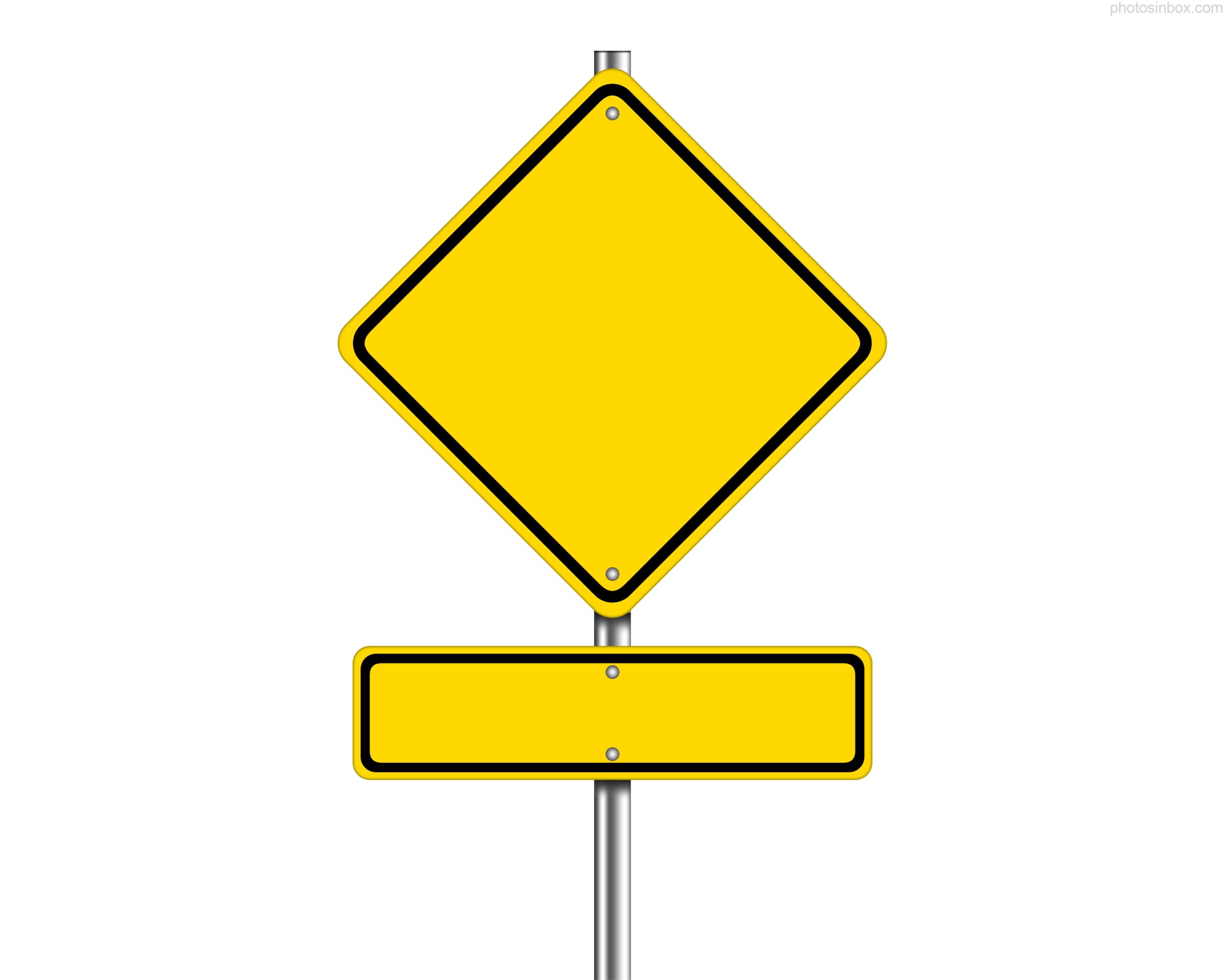 Free Printable Blank British Road Signs