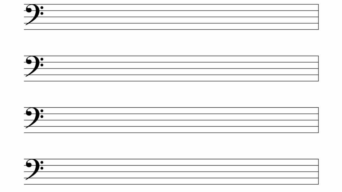 Blank Sheet Music Free Printable Staff Paper Free Printables
