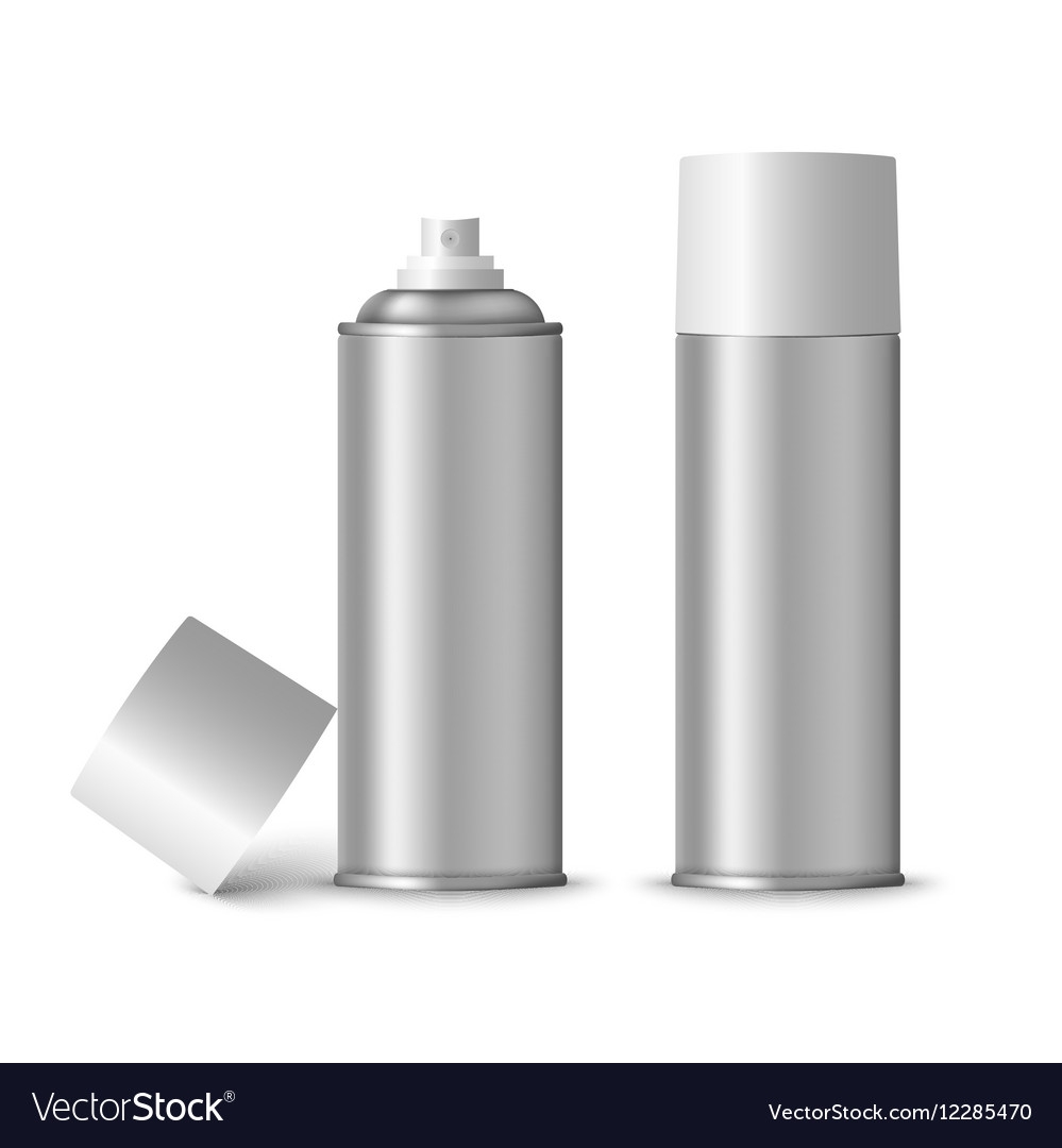 Blank Silver Spray Bottle Template Royalty Free Vector Image Blank Silver Spray Bottle Template Royalty Free Vector Image