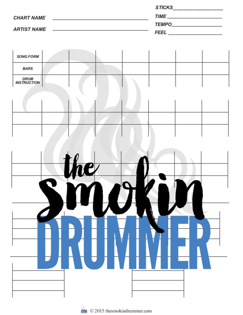Free Printable Blank Drum Tab Sheets