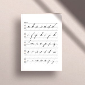 Blank Slanted Cursive Handwriting Worksheet PDF File To Learn American Blank Slanted Cursive Handwriting Worksheet PDF File To Learn American