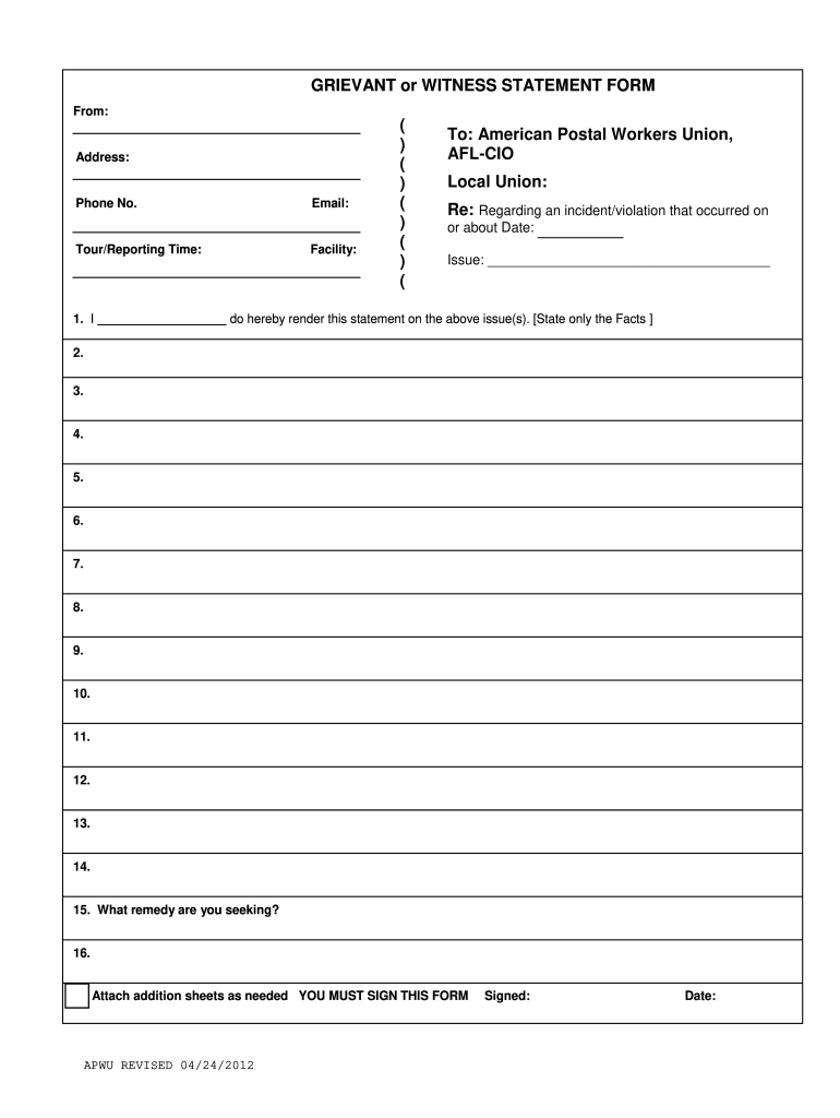 Blank Statement Form Fill And Sign Printable Template Online US Blank Statement Form Fill And Sign Printable Template Online US