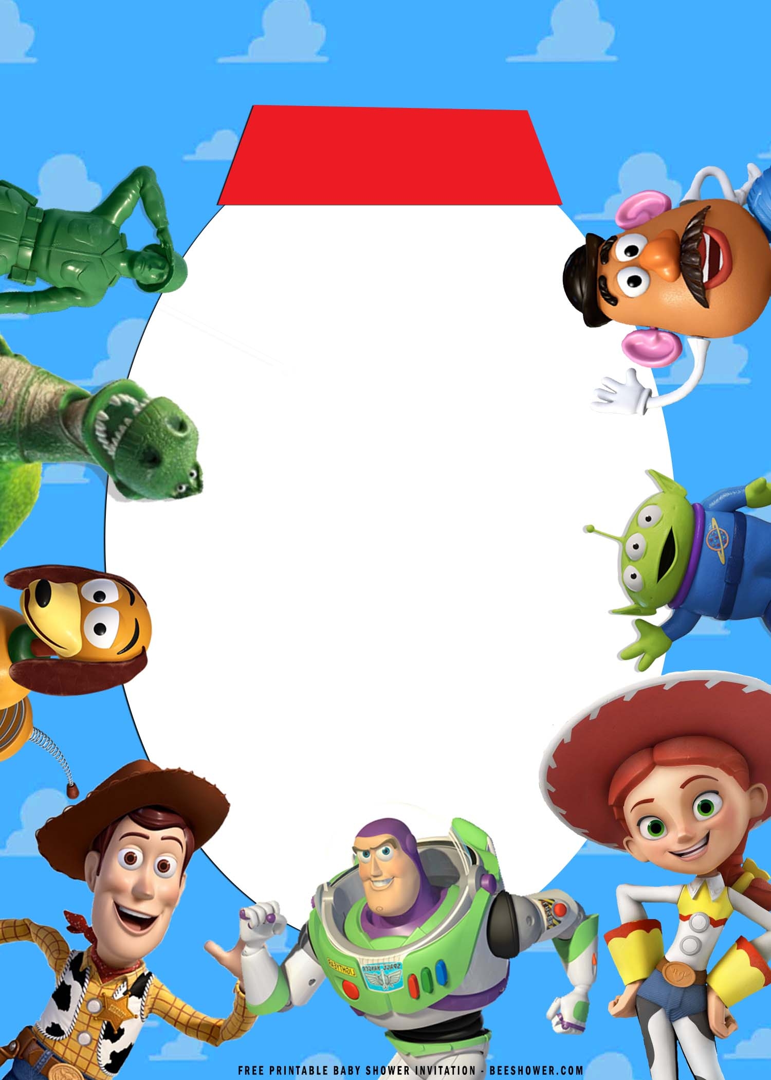 Blank Toy Story Invitations Template Free Blank Toy Story Invitations Template Free