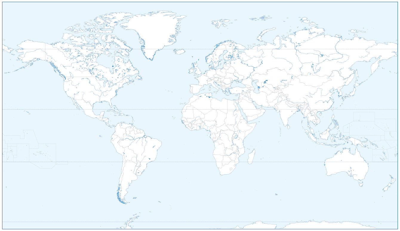 Blank World Map Rivers Blank World Map Rivers