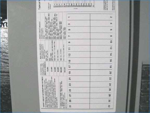 Breaker Box Labels Printable