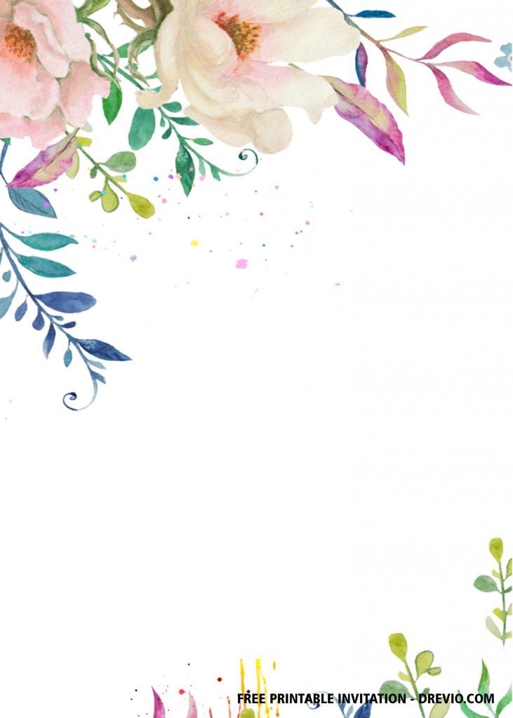 Bridal Shower Invitation Blank Templates Bridal Shower Invitation Blank Templates