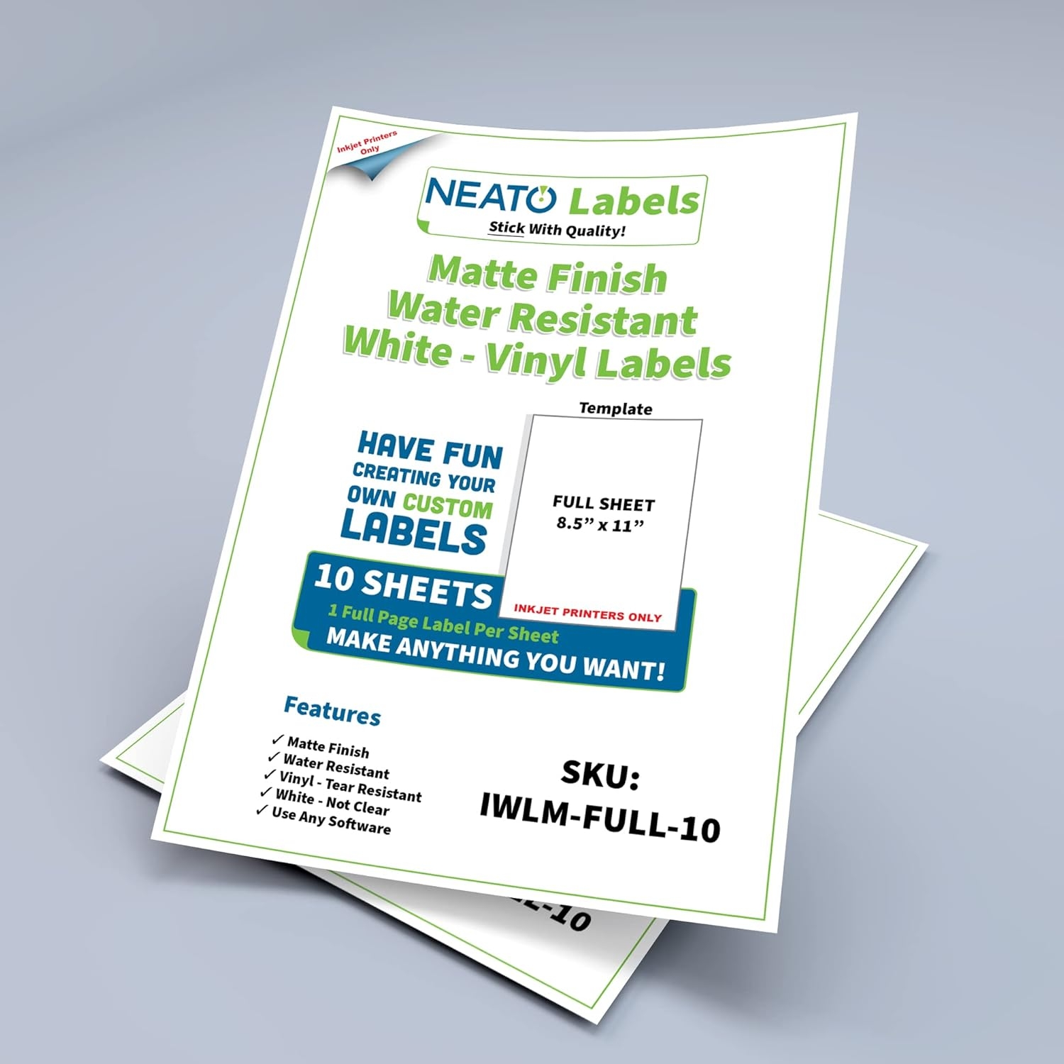 Buy Neato Printable Vinyl For Inkjet Printer Premium Sticker Paper Buy Neato Printable Vinyl For Inkjet Printer Premium Sticker Paper