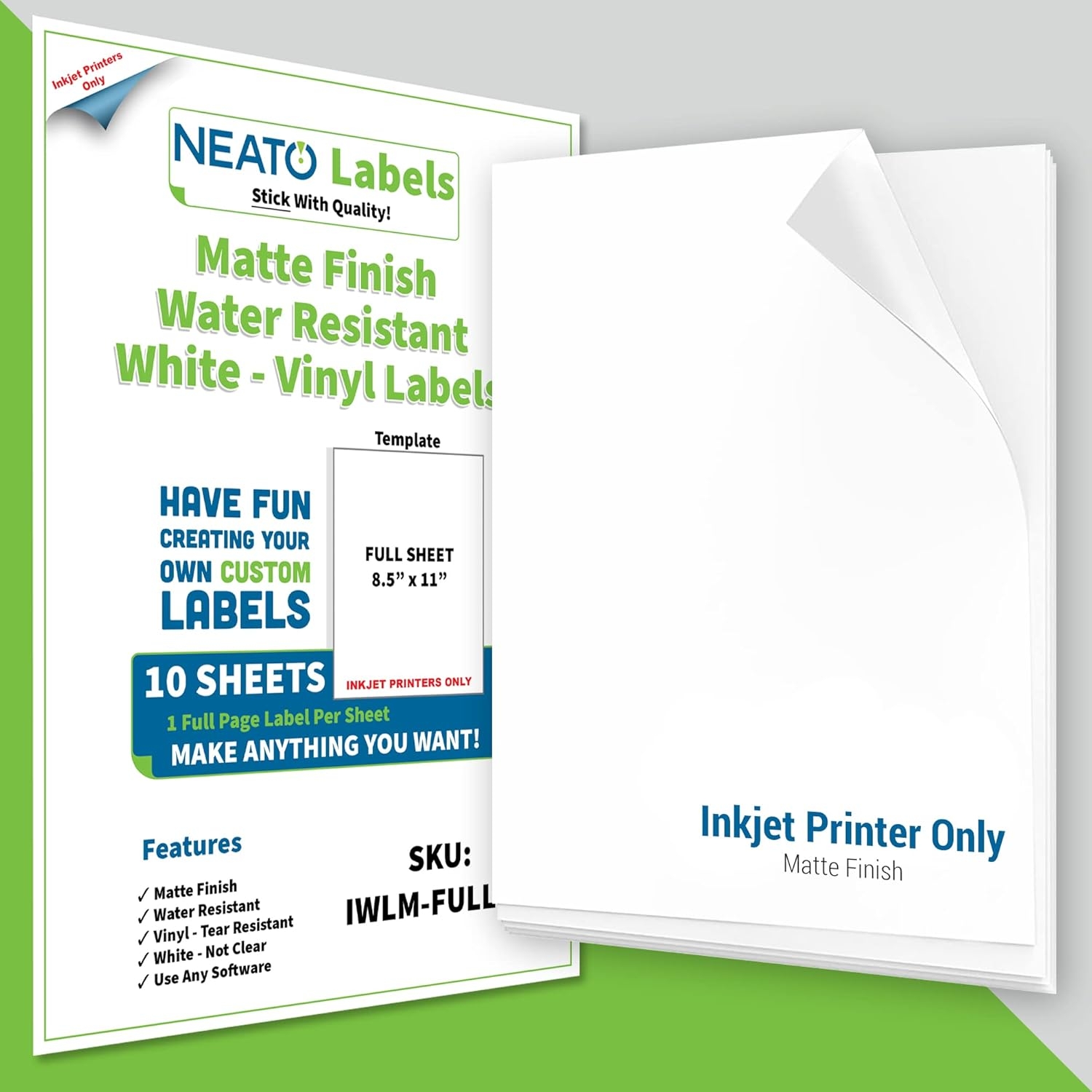 Buy Neato Printable Vinyl For Inkjet Printer Premium Sticker Paper Buy Neato Printable Vinyl For Inkjet Printer Premium Sticker Paper
