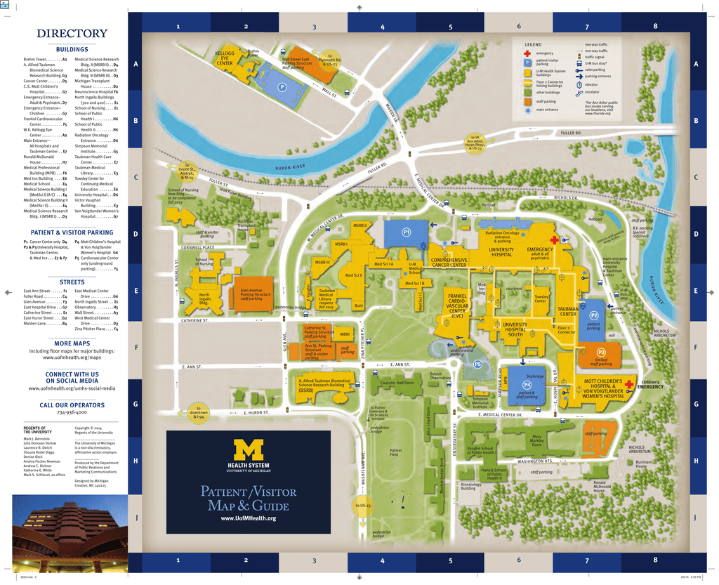 Campus Map Of University Of Michigan United States Map Campus Map Of University Of Michigan United States Map