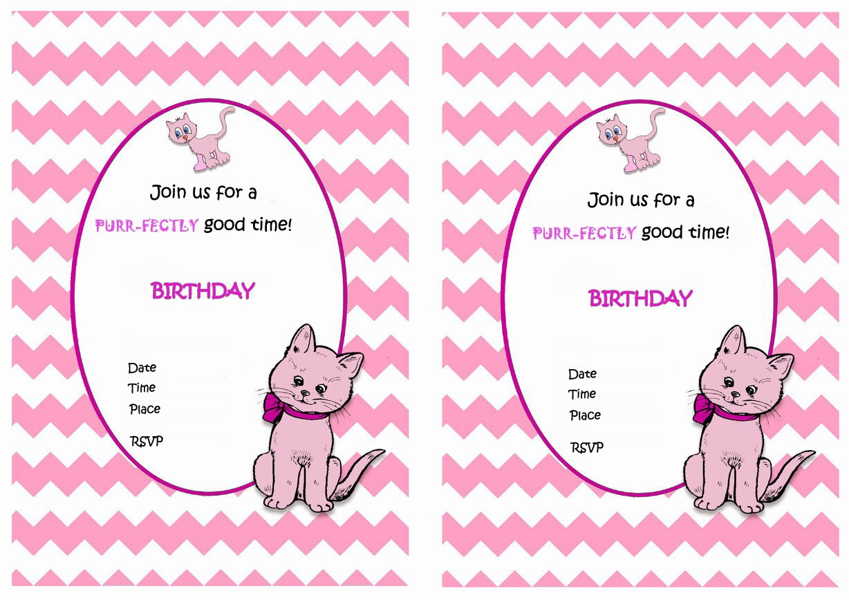 Cat Lovers Birthday Invitations Birthday Printable Cat Lovers Birthday Invitations Birthday Printable