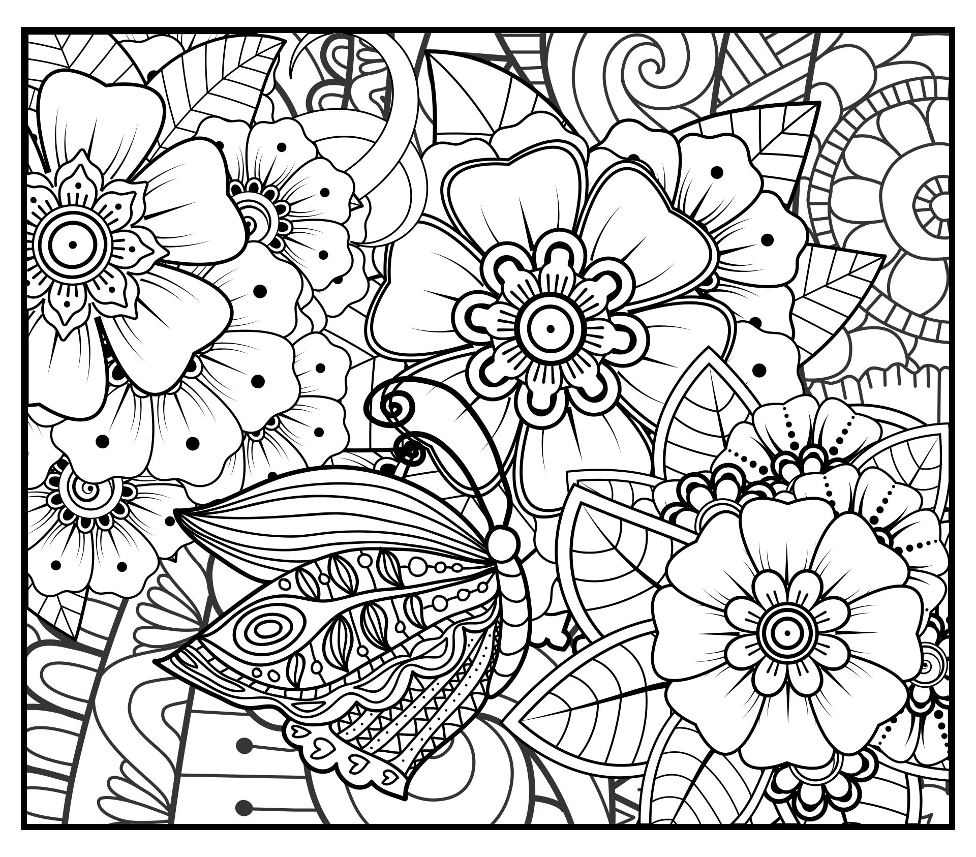 Christmas Doodle Art Coloring Page Christmas Doodle Art Coloring Page